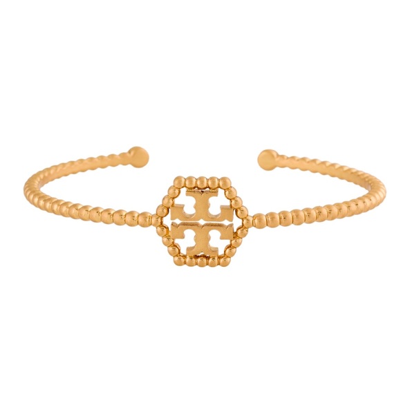 Tory Burch Jewelry - Tory Burch Mil-grain Hex Cuff Bracelet- Excellent New No Flaw Condition